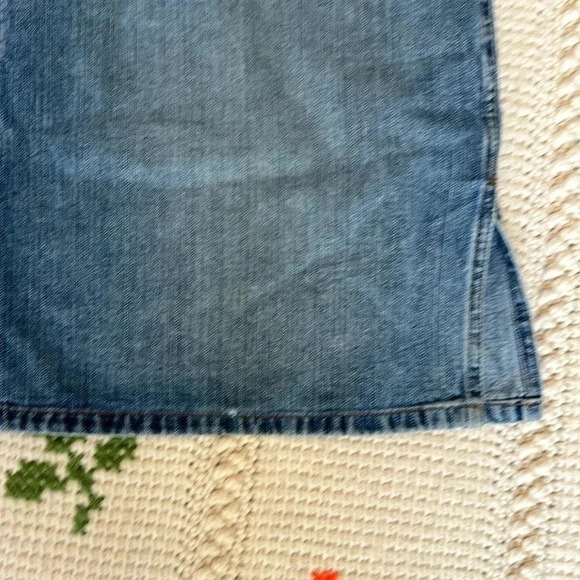 Vintage Old Navy Y2K Jean Midi Skirt Size 18 2002 - Picture 3 of 7